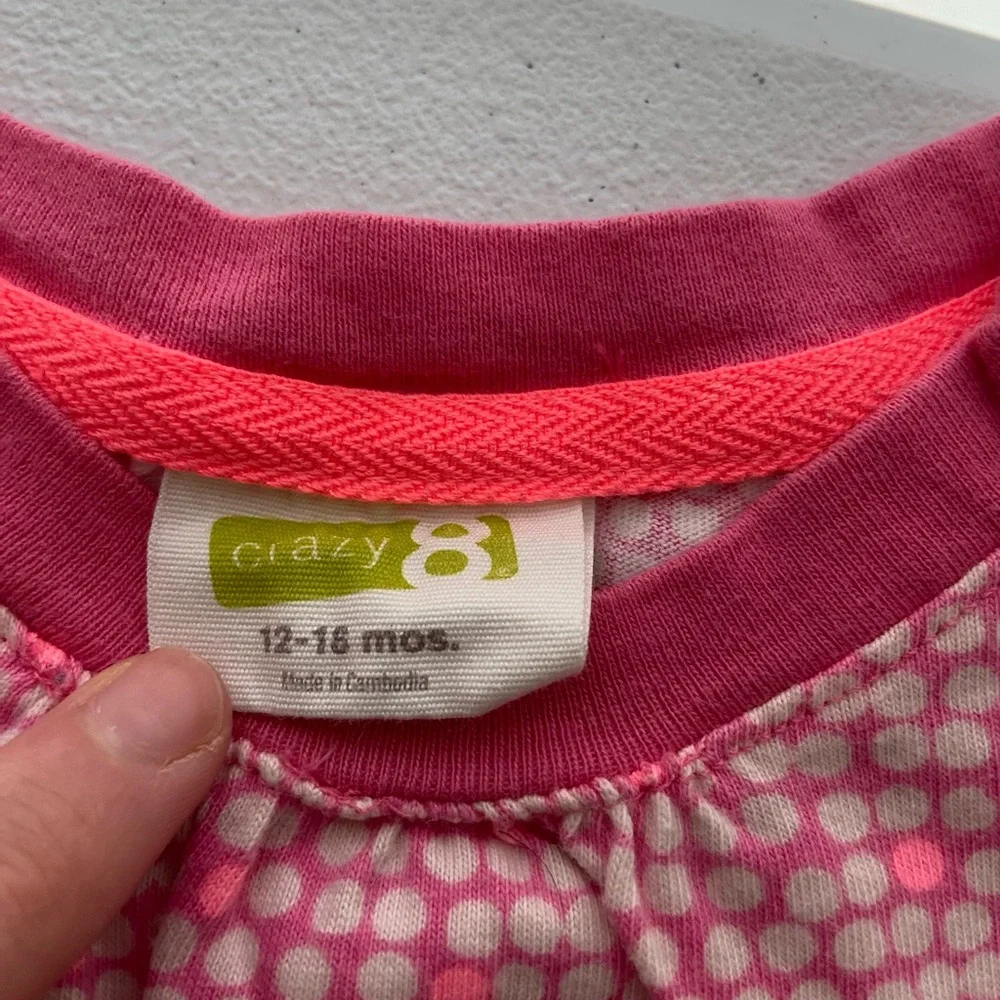 EUC BUNDLE baby girl’s Carter’s Okie Dokie crazy8 tank tops shirts leggings 12 m